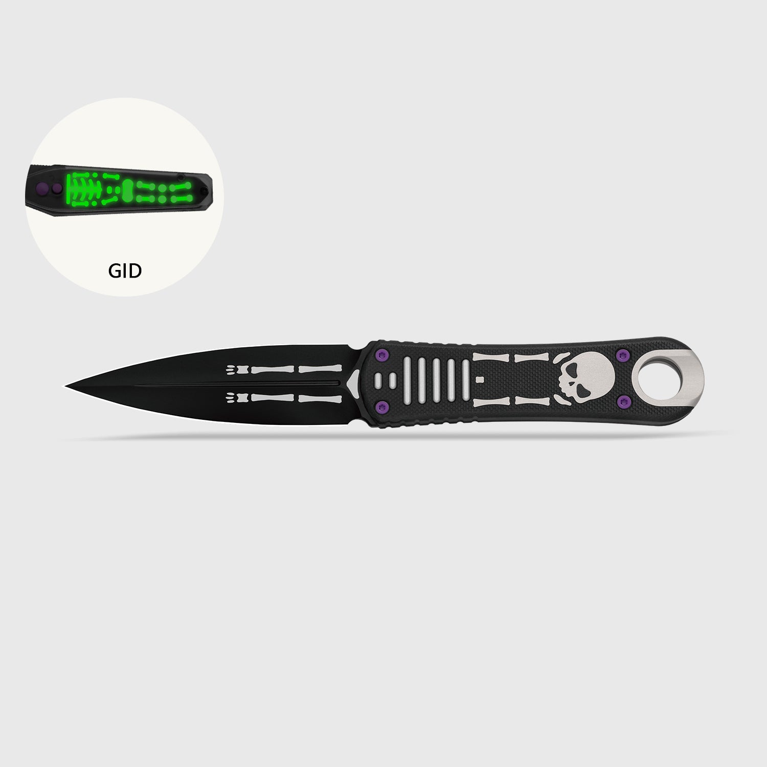 Halloween Series | Hidden Agenda | AEB-L | Aluminum & G10 Skull Handle | 1083HW1 | Limited Edition
