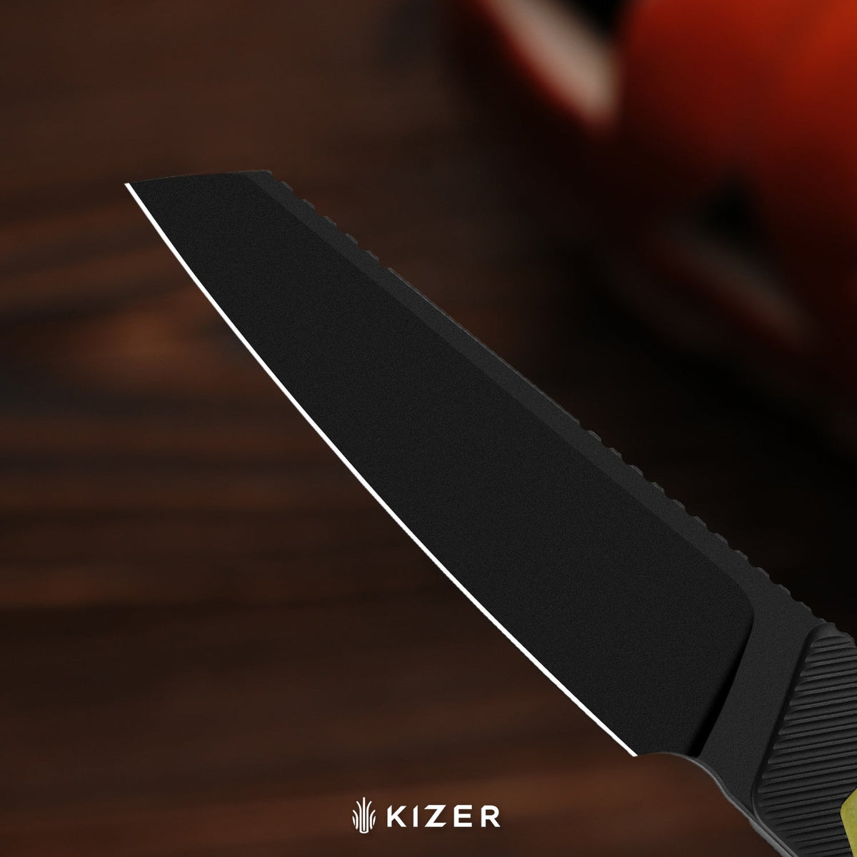 Halloween | Hallow | CPM 10V | Swappable Magnetic Inlays | Aluminum & GID G10 Handle | KizerB™ 1123HW1 | Halloween Special Edition