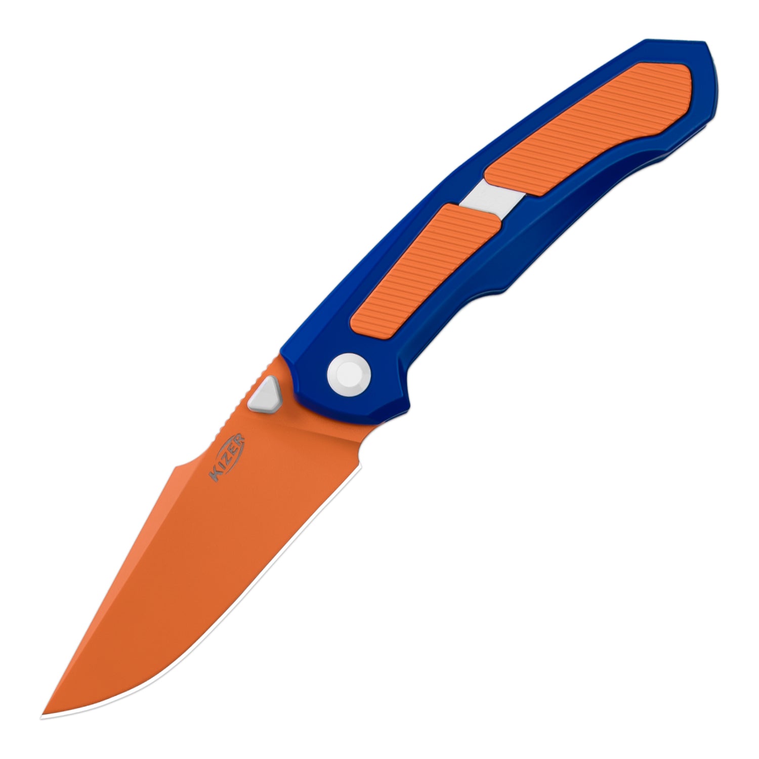 Nostalgia Play Series | Feweed | S35VN | Blue & Orange Handle | Ki3694A8