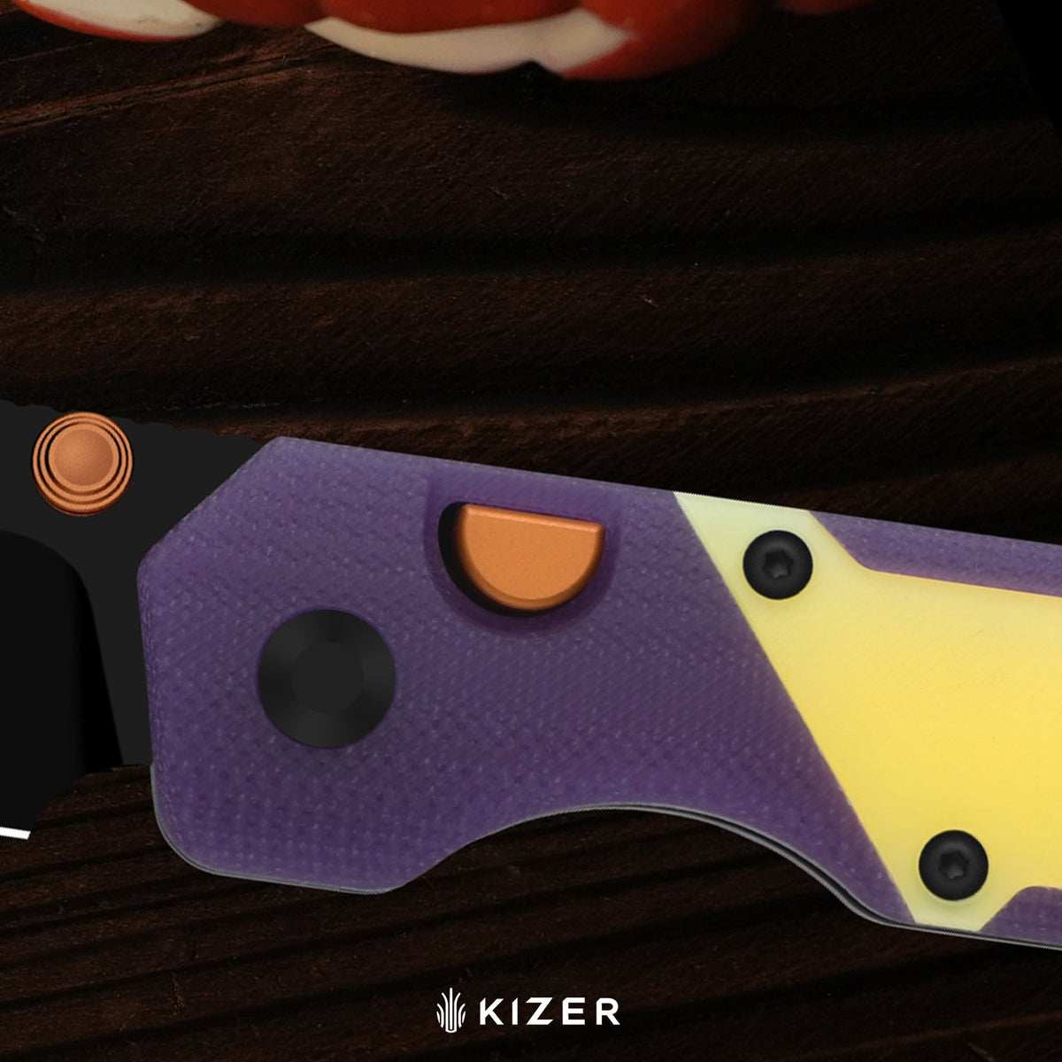 Halloween | Militaw 3.1 | M390 | Dual-Color GID G10 Handle | KizerB™ 3634.31BDHW1 | Halloween Special Edition