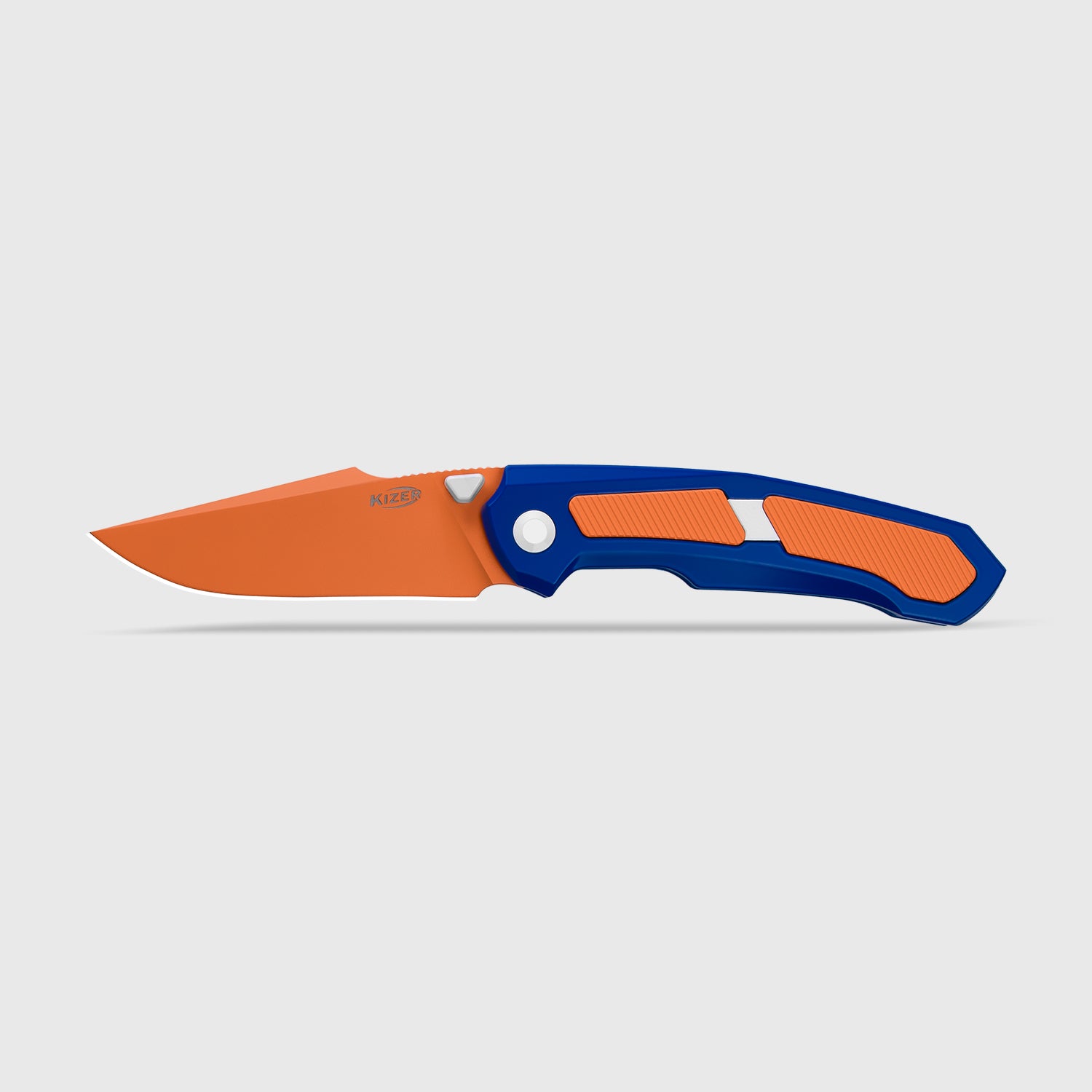 Nostalgia Play Series | Feweed | S35VN | Blue & Orange Handle | Ki3694A8