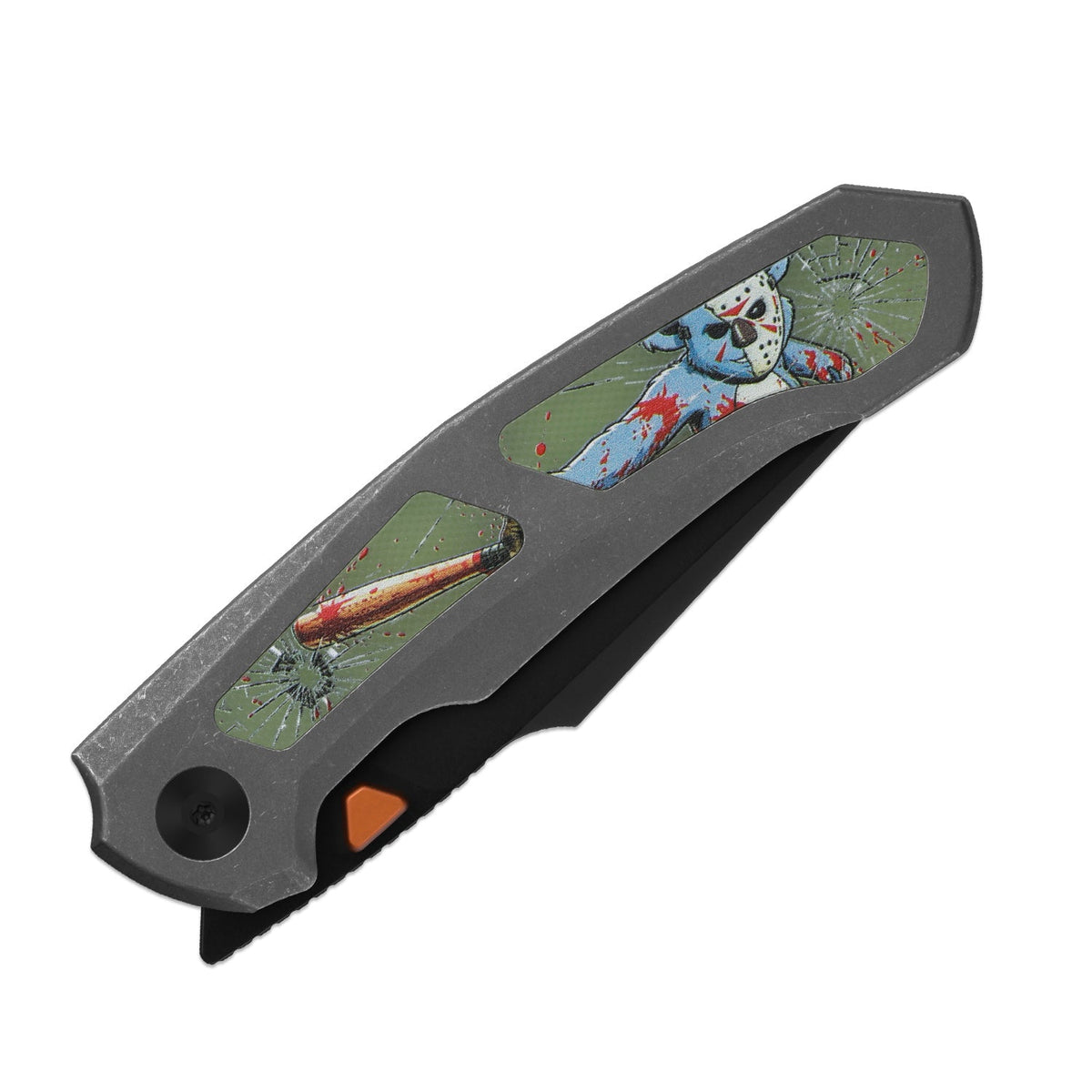 Halloween | Feweed XL | CPM Rex45 | Titanium & GID G10 Handle | KizerB™ 4694HW1 | Halloween Special Edition