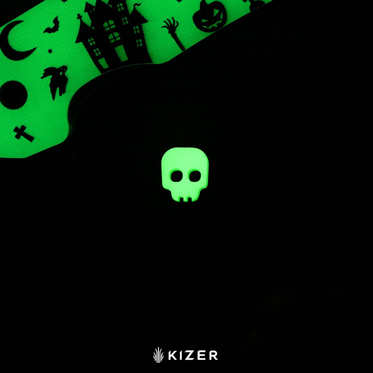 Halloween | Nice Guy | AEB-L | GID G10 Handle | KizerV™ 3011HW1 | Halloween Special Edition