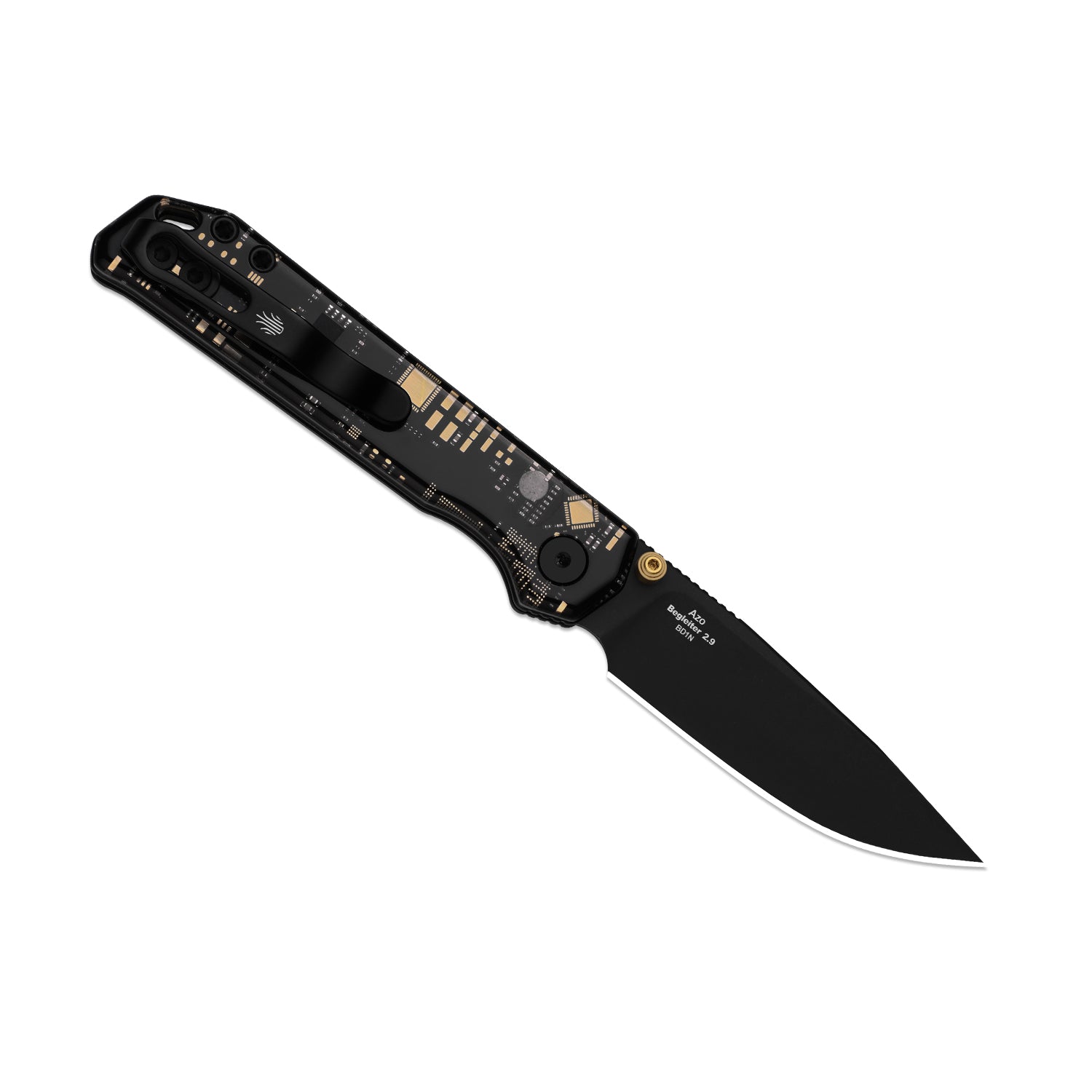 Begleiter 2.9 | Kizer Button Liner Lock™ | BD1N | Resin & PCB | Satin Finish | KizerV™ 3458.2BDA3