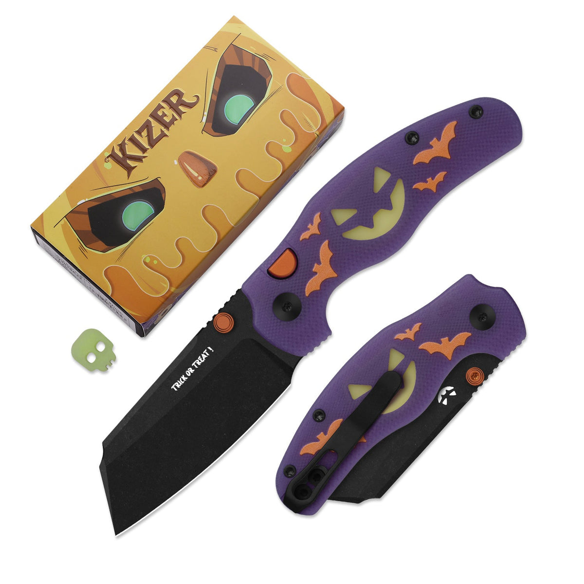 Halloween | C01C 275 | AEB-L | Dual-Color GID Handle | KizerV™ 3488.27HW1 | Halloween Special Edition