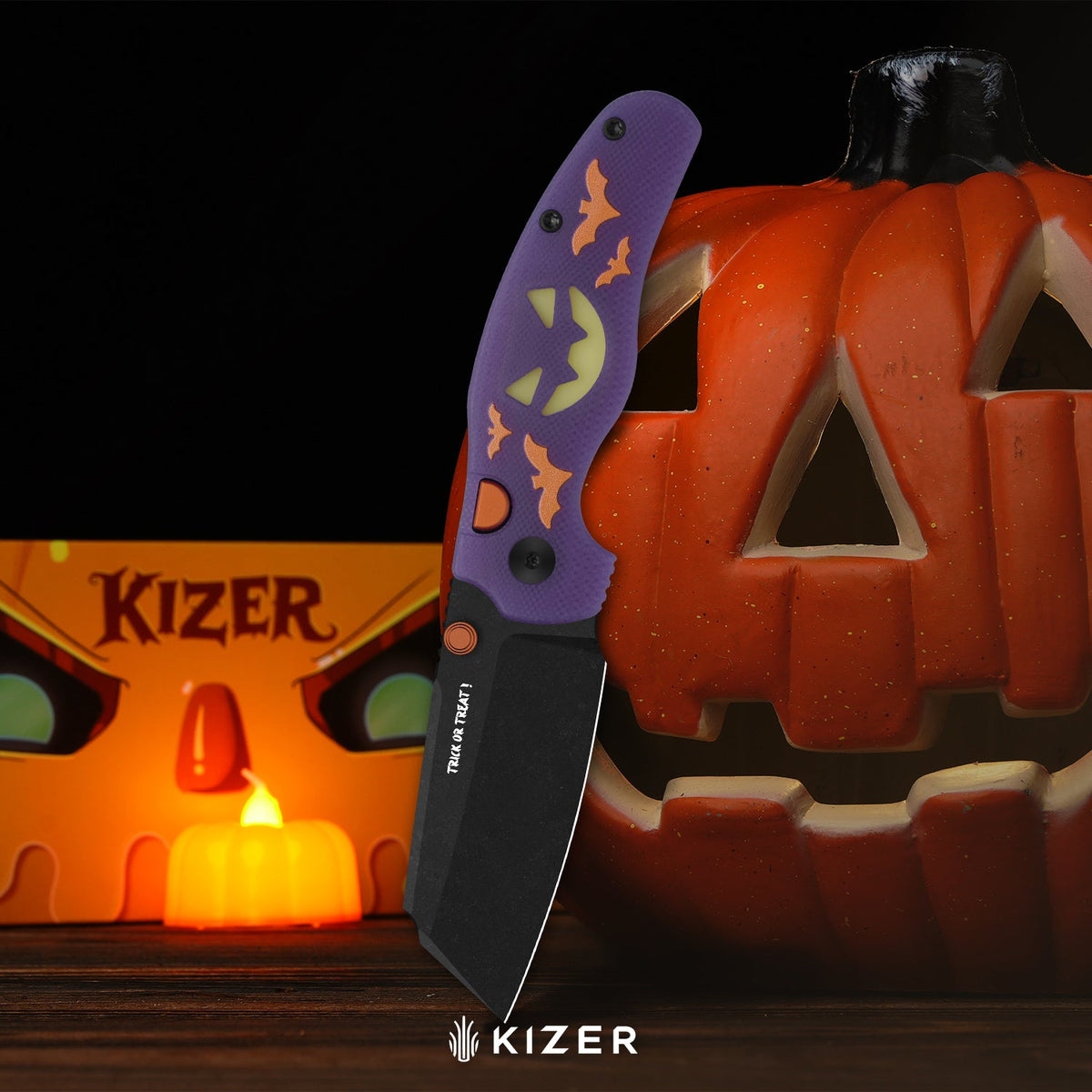 Halloween | C01C 275 | AEB-L | Dual-Color GID Handle | KizerV™ 3488.27HW1 | Halloween Special Edition