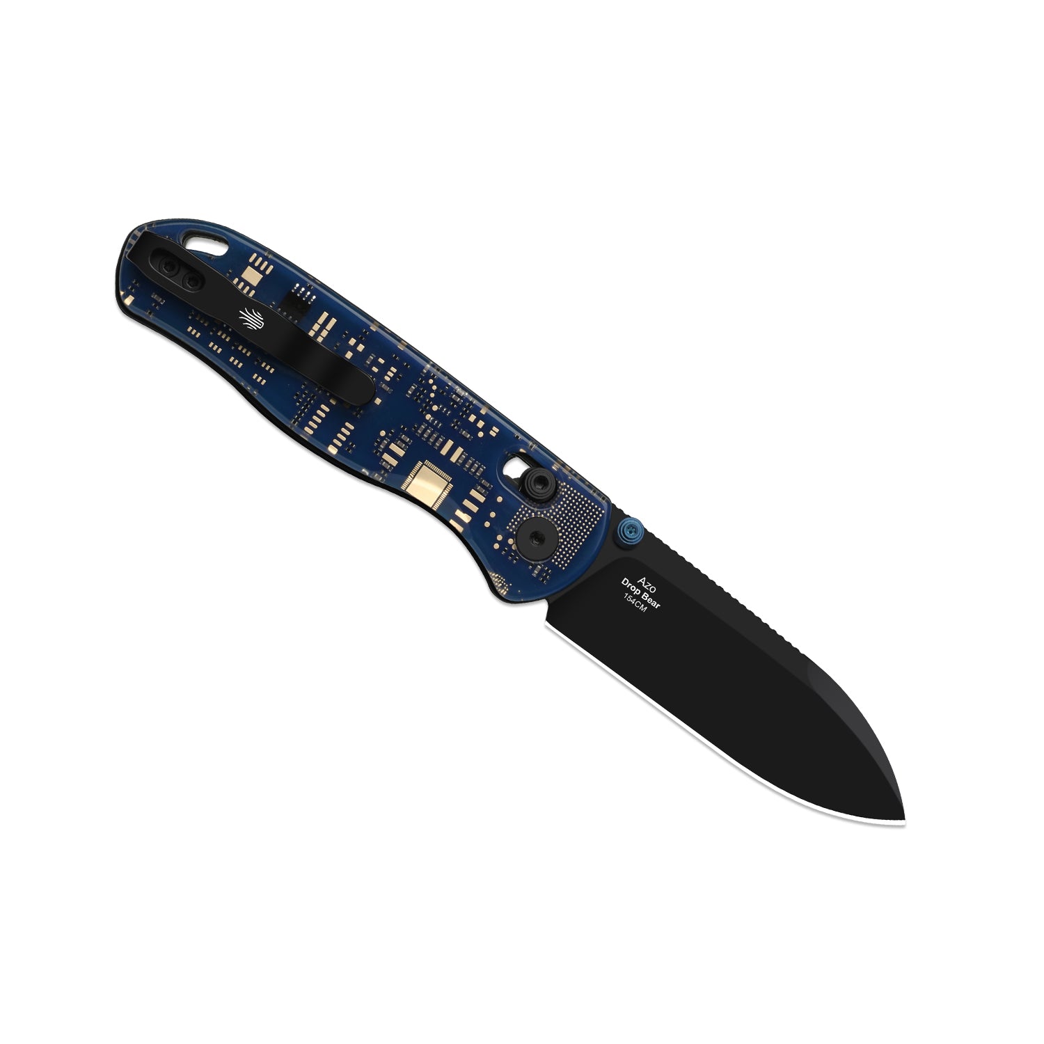 Drop Bear® PCB | Kizer Clutch Lock™ | 154CM | Resin & PCB | Black PVD Coating | KizerV™ 3619A22