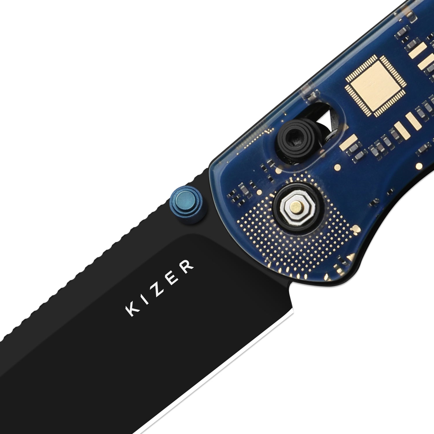 Drop Bear® PCB | Kizer Clutch Lock™ | 154CM | Resin & PCB | Black PVD Coating | KizerV™ 3619A22