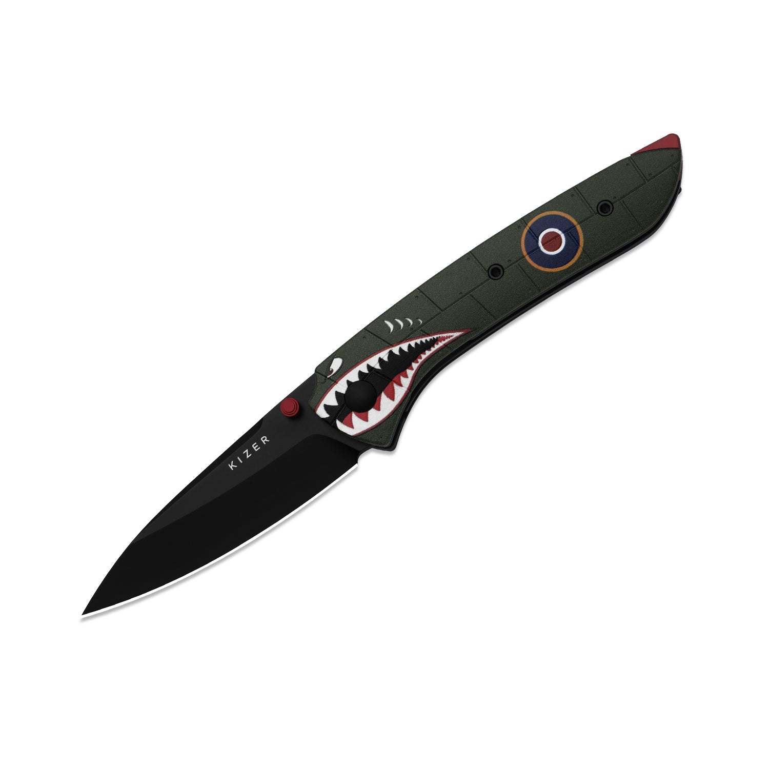 Spitfire Supermarine Edition | Matte PVD | 14C28N | Drop Point Blade | G10 | KizerV™ 3690A5 | Limited