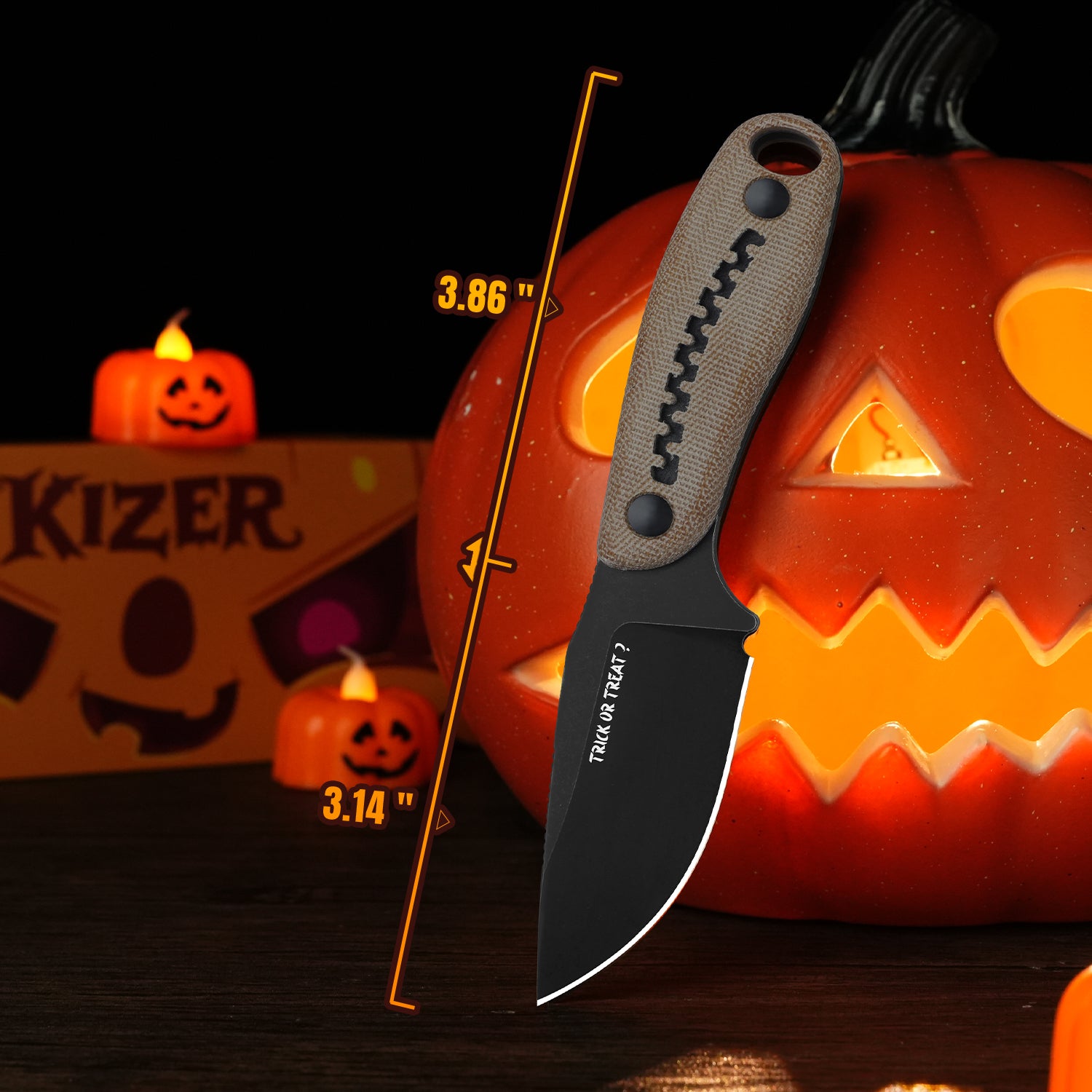 Halloween Series | Hare | Nitro-V | Micarta & G10 | 1077HW1 | Limited Edition