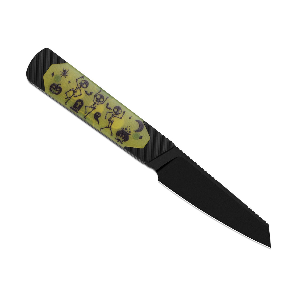 Halloween | Hallow | CPM 10V | Swappable Magnetic Inlays | Aluminum & GID G10 Handle | KizerB™ 1123HW1 | Halloween Special Edition