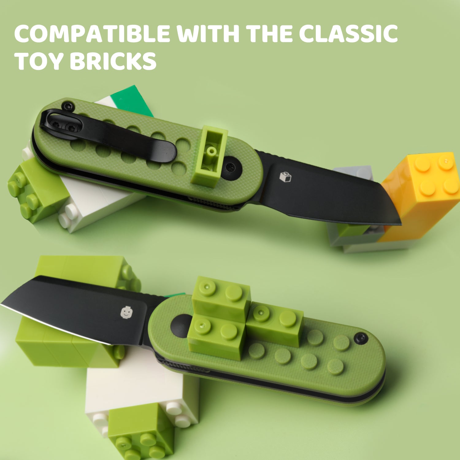 Nostalgia Play Series | Mini Bay | 14C28N | Green Brick G10 Handle | V2583A3
