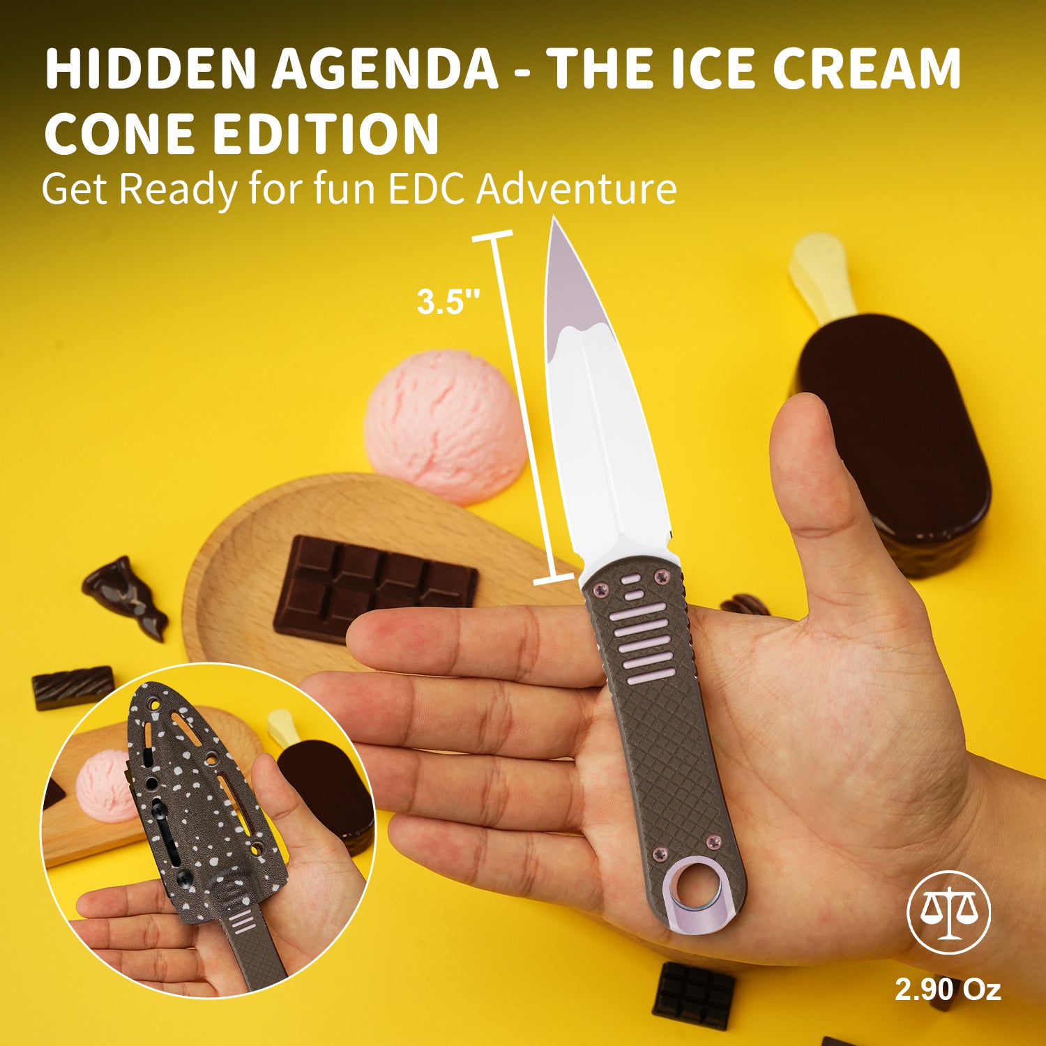 Summer Sweet Series | Hidden Agenda | AEB-L | G10 & Aluminum | 1083A4