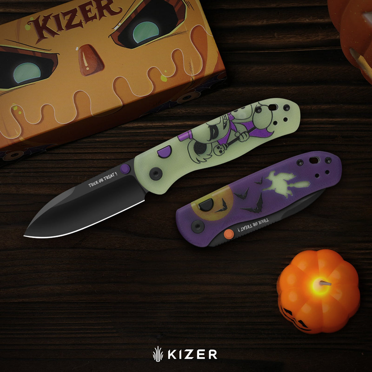 Halloween | Drop Bear® | ELMAX | The Vampire Drop Bear GID Handle | KizerB™ 3619HW1 | Halloween Special Edition