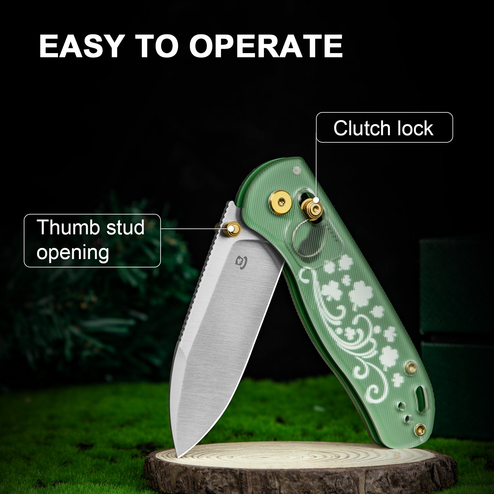 Clover Series | Drop Bear | Nitro-V | Acrylic Handle | V3619A10