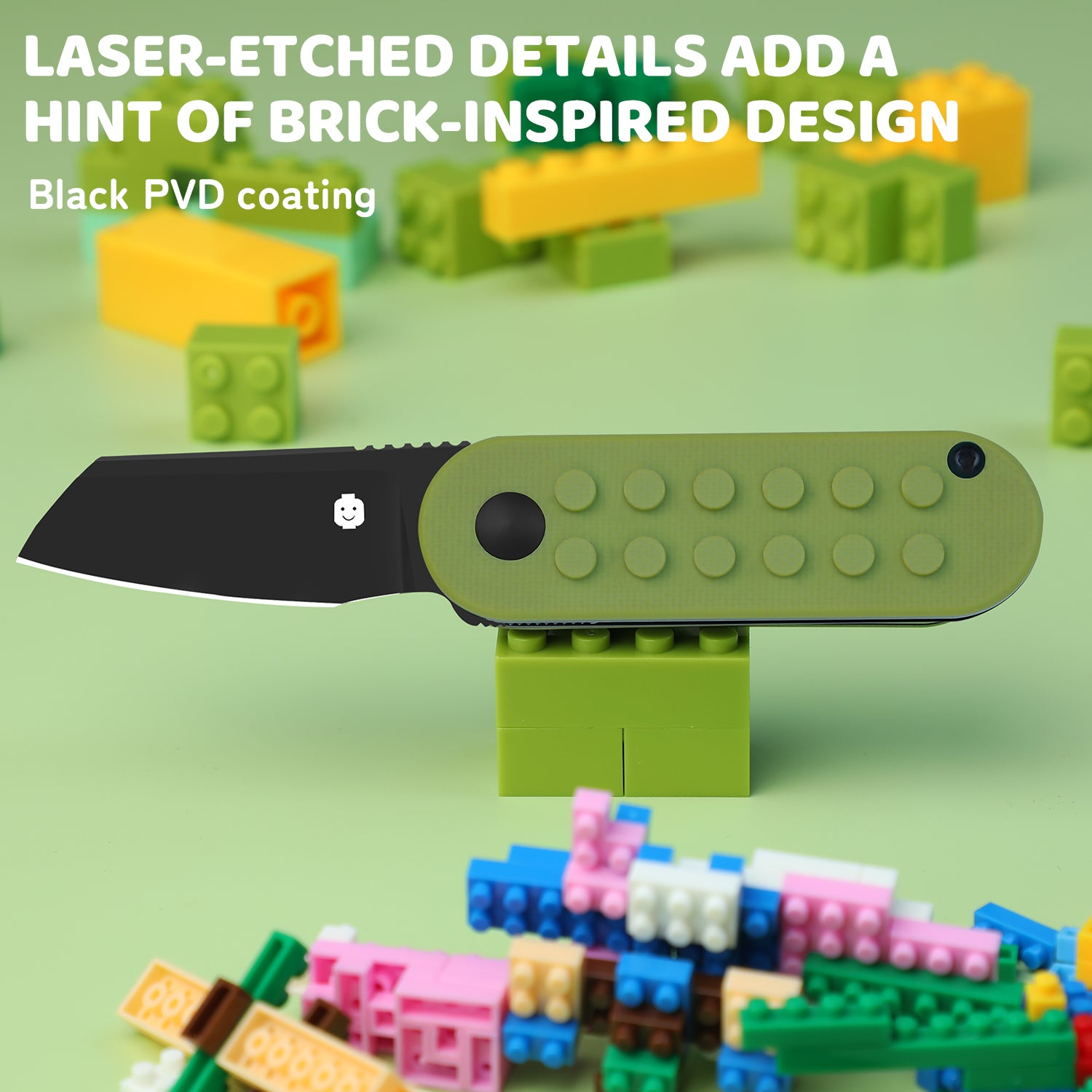 Nostalgia Play Series | Mini Bay | 14C28N | Green Brick G10 Handle | V2583A3