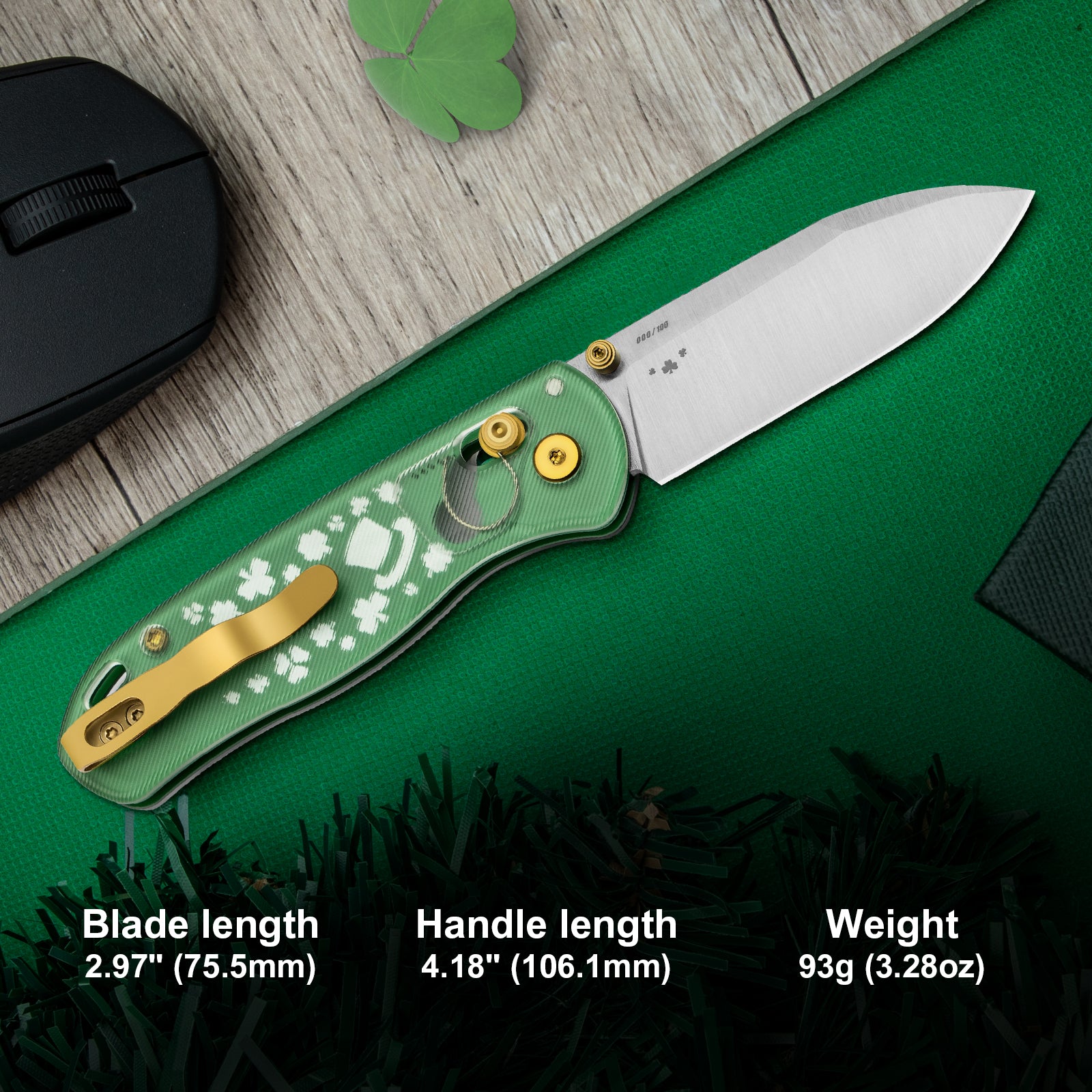 Clover Series | Drop Bear | Nitro-V | Acrylic Handle | V3619A10