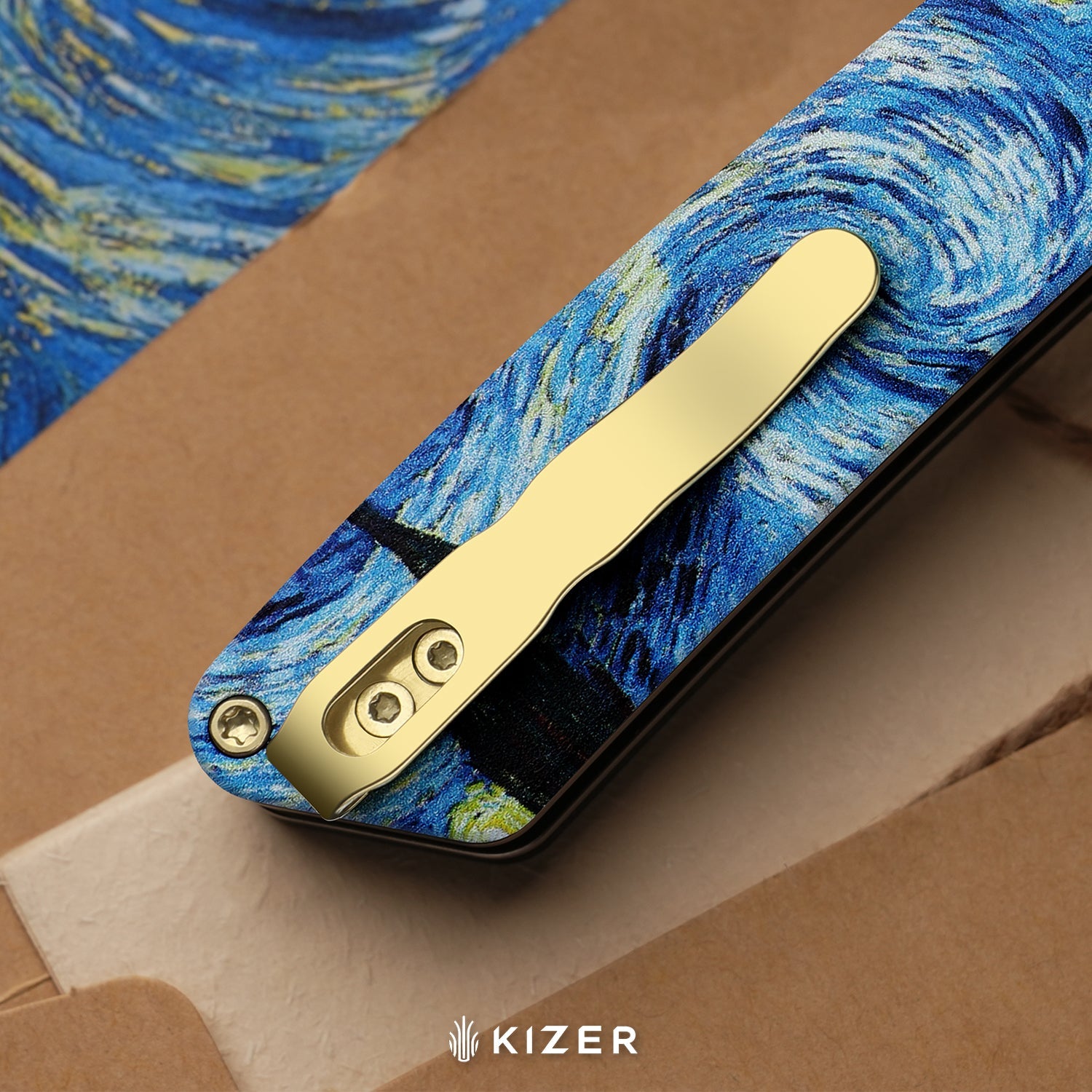 Masterpiece Collection | Madrac | Kizer Button Liner Lock™ | S45VN Black PVD Coating | G10 | KizerB™ 3693BSK3