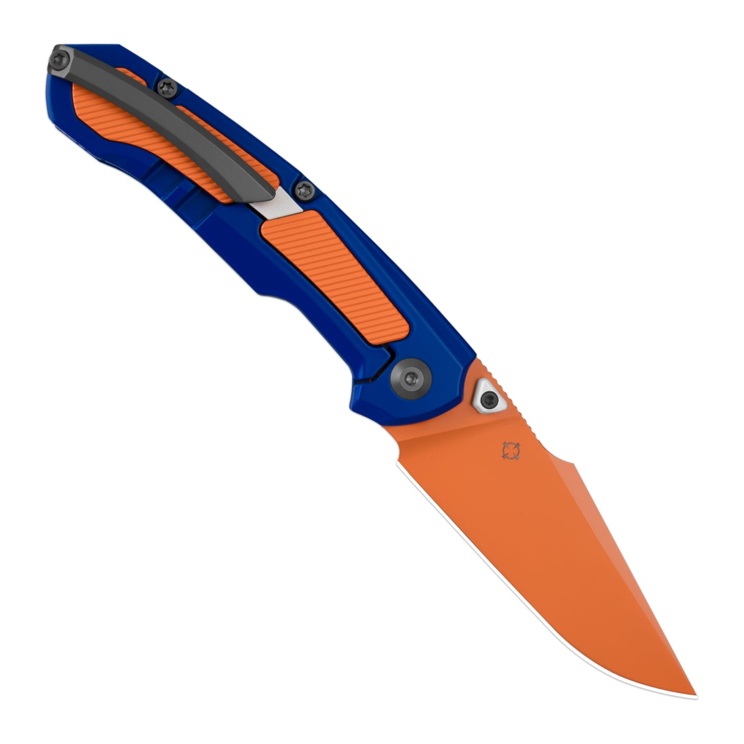 Nostalgia Play Series | Feweed | S35VN | Blue & Orange Handle | Ki3694