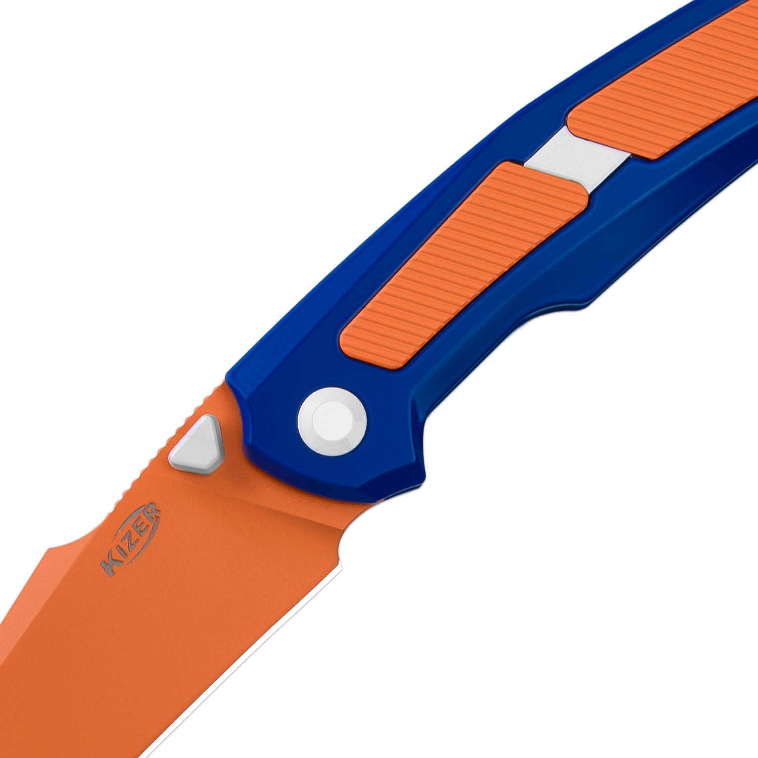 Nostalgia Play Series | Feweed | S35VN | Blue & Orange Handle | Ki3694