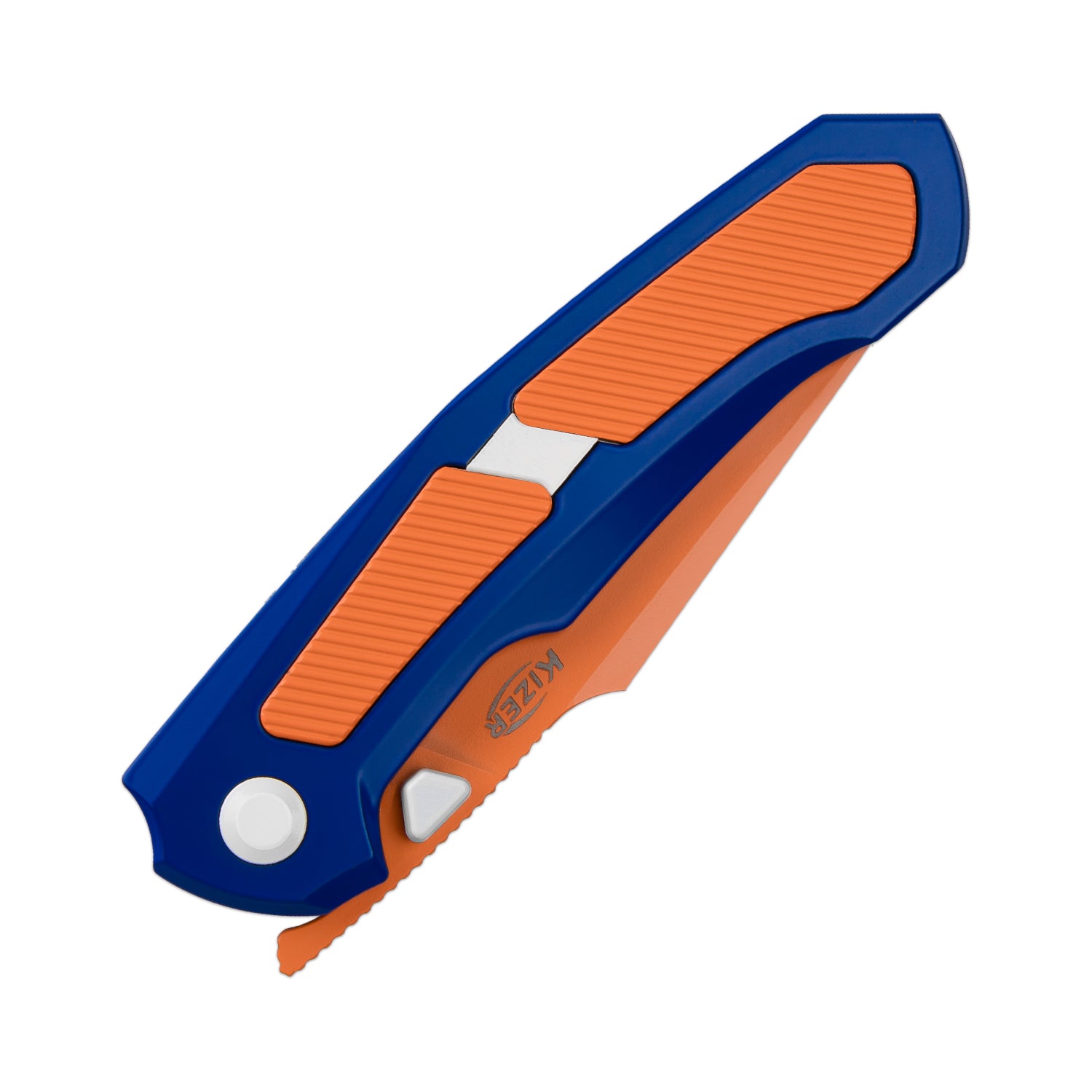 Nostalgia Play Series | Feweed | S35VN | Blue & Orange Handle | Ki3694