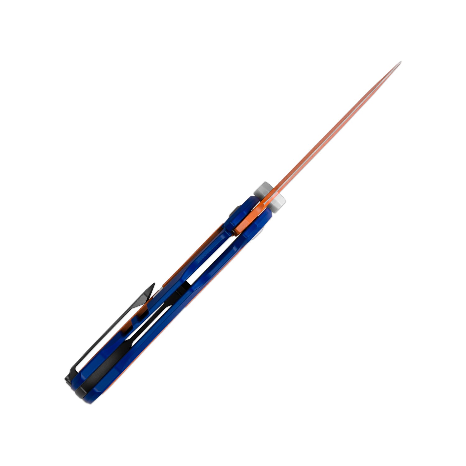 Nostalgia Play Series | Feweed | S35VN | Blue & Orange Handle | Ki3694