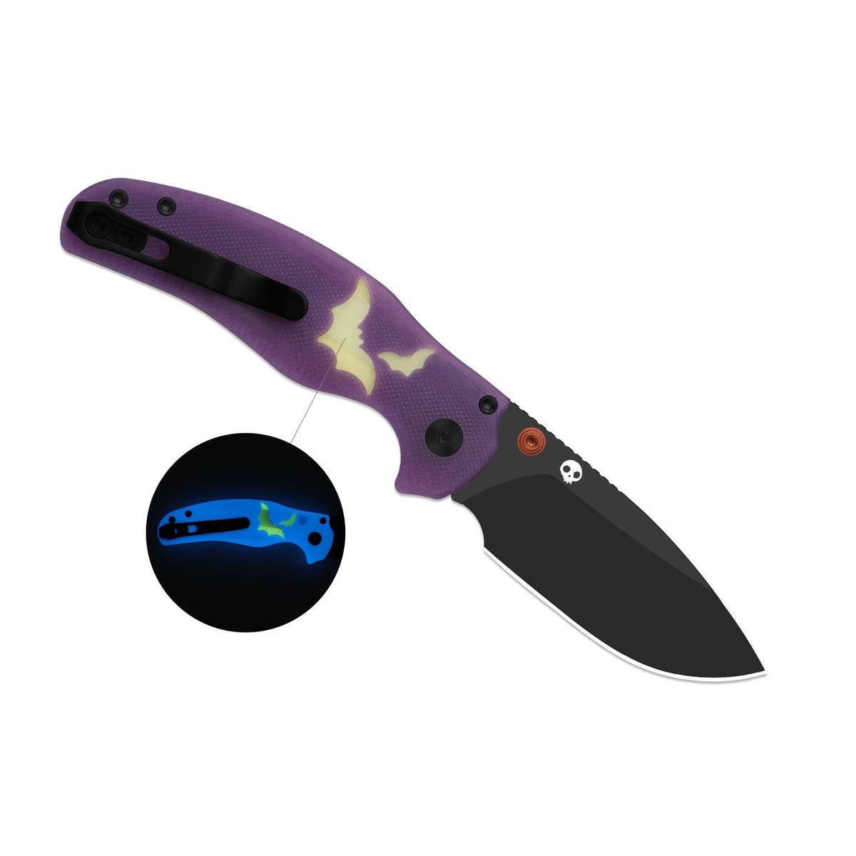 Halloween | C01C 2.9 BD | ELMAX | Dual-Color GID Handle | KizerB™ 3488.29BDHW1 | Halloween Special Edition