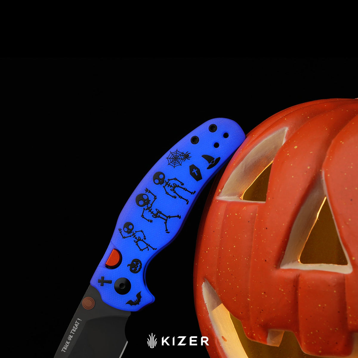 Halloween | C01C 2.9 BD | ELMAX | Dual-Color GID Handle | KizerB™ 3488.29BDHW1 | Halloween Special Edition