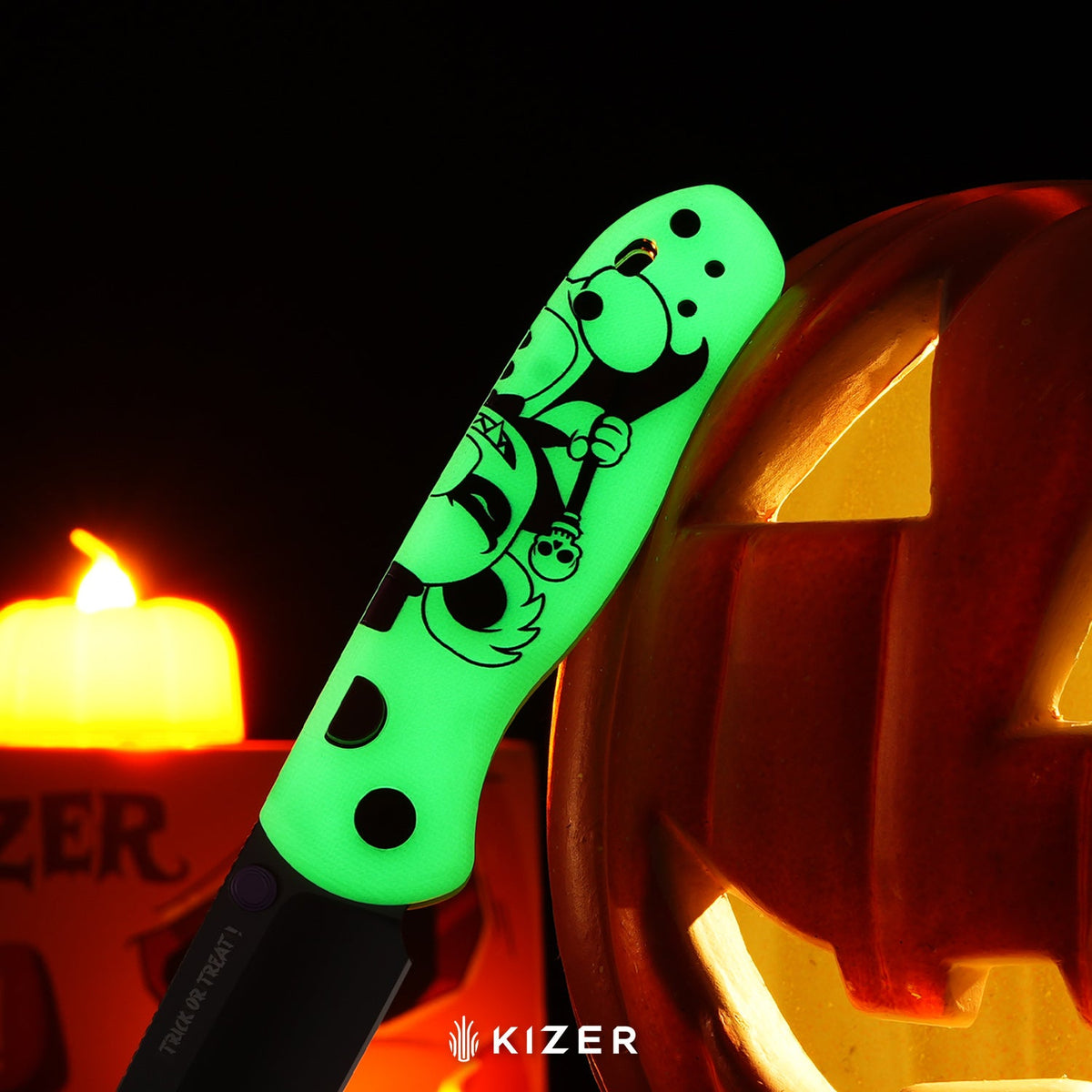Halloween | Drop Bear® | ELMAX | The Vampire Drop Bear GID Handle | KizerB™ 3619HW1 | Halloween Special Edition