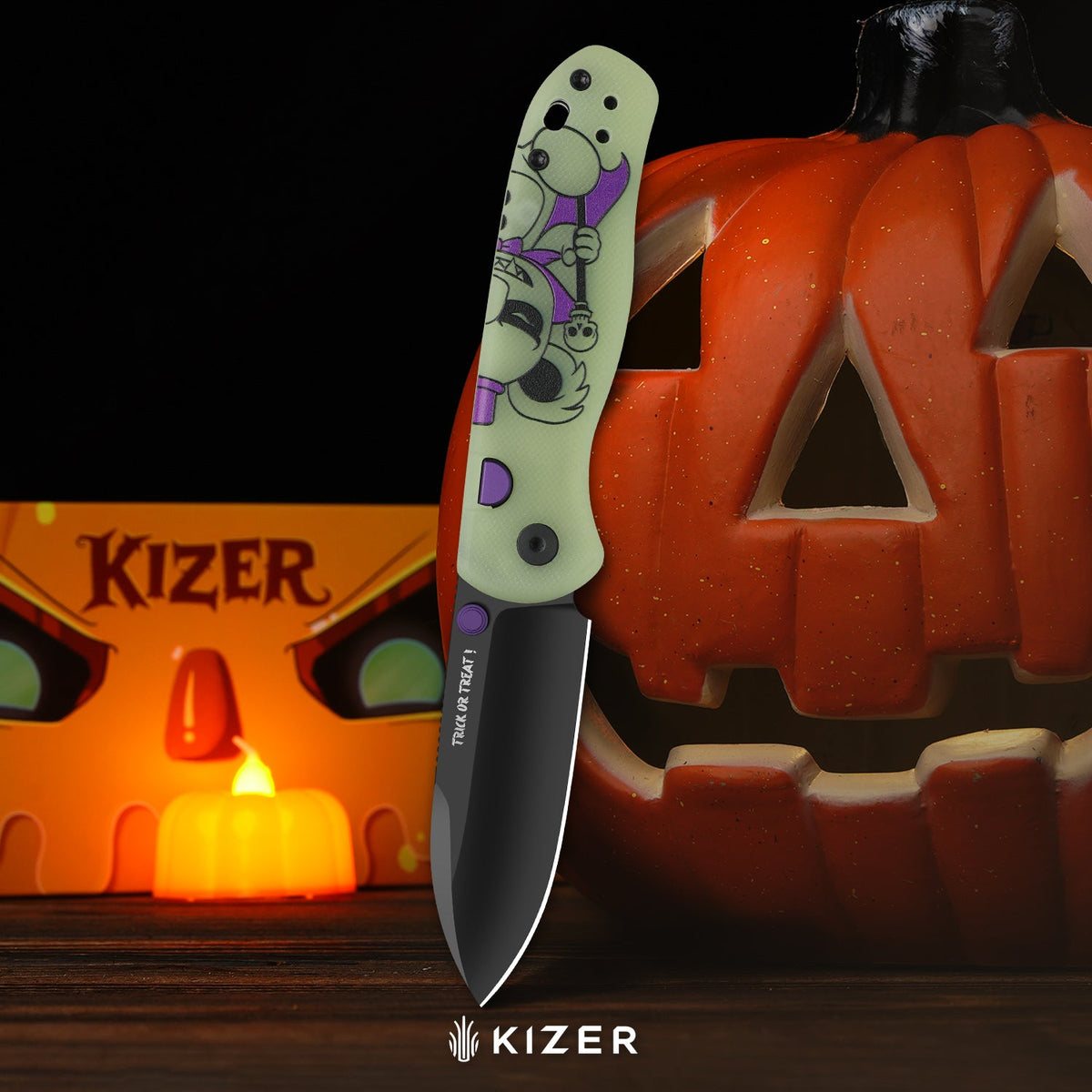 Halloween | Drop Bear® | ELMAX | The Vampire Drop Bear GID Handle | KizerB™ 3619HW1 | Halloween Special Edition
