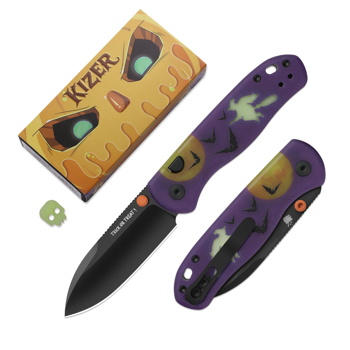 Halloween | Drop Bear® | ELMAX | Dual-Color GID Handle | KizerB™ 3619HW2 | Halloween Special Edition