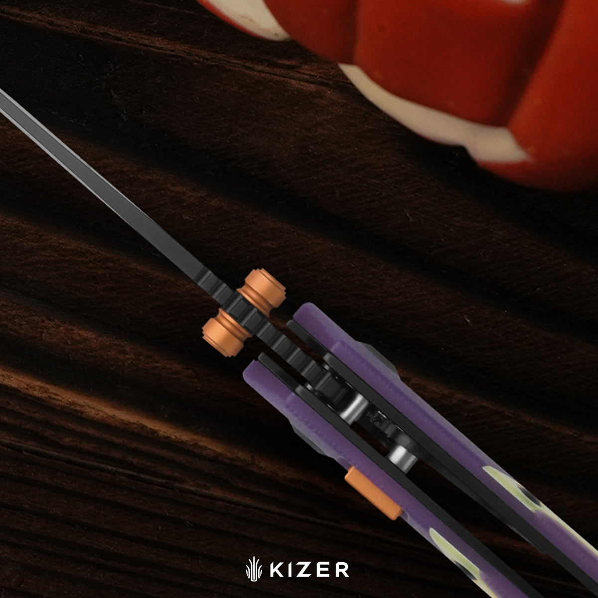 Halloween | Militaw 3.1 | M390 | Dual-Color GID G10 Handle | KizerB™ 3634.31BDHW1 | Halloween Special Edition