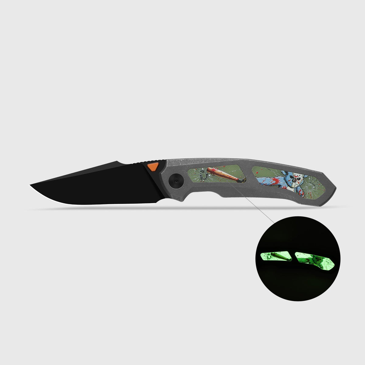 Halloween | Feweed XL | CPM Rex45 | Titanium & GID G10 Handle | KizerB™ 4694HW1 | Halloween Special Edition