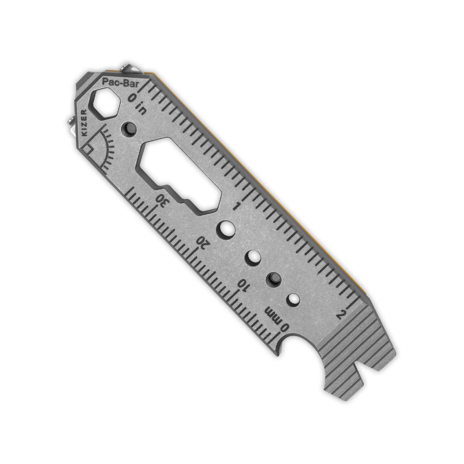 Kizer Titanium & G10 EDC Multi-Functional Tools Yellow Pac-Bar T122A1
