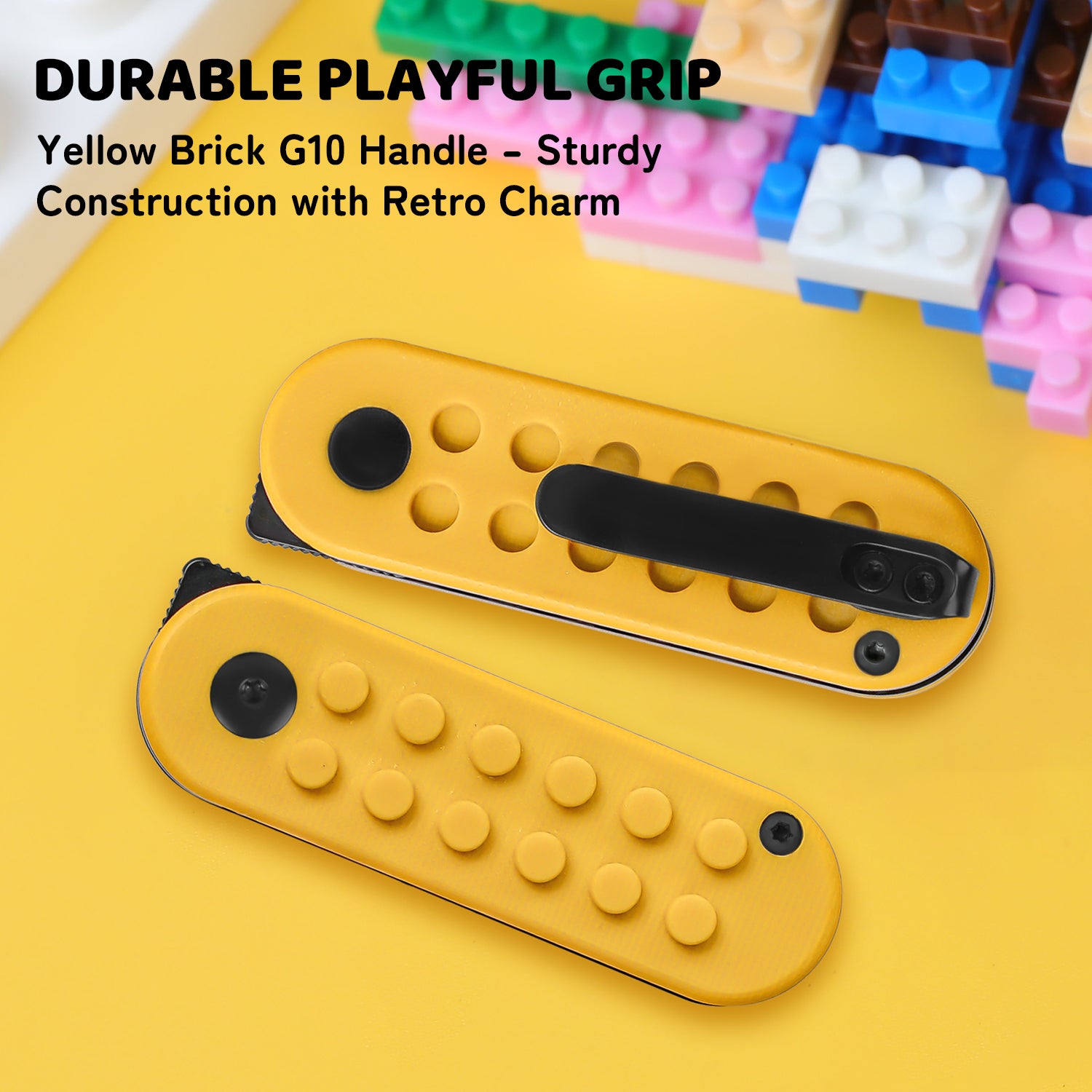 Nostalgia Play Series | Mini Bay | 14C28N | Yellow Brick G10 handle |