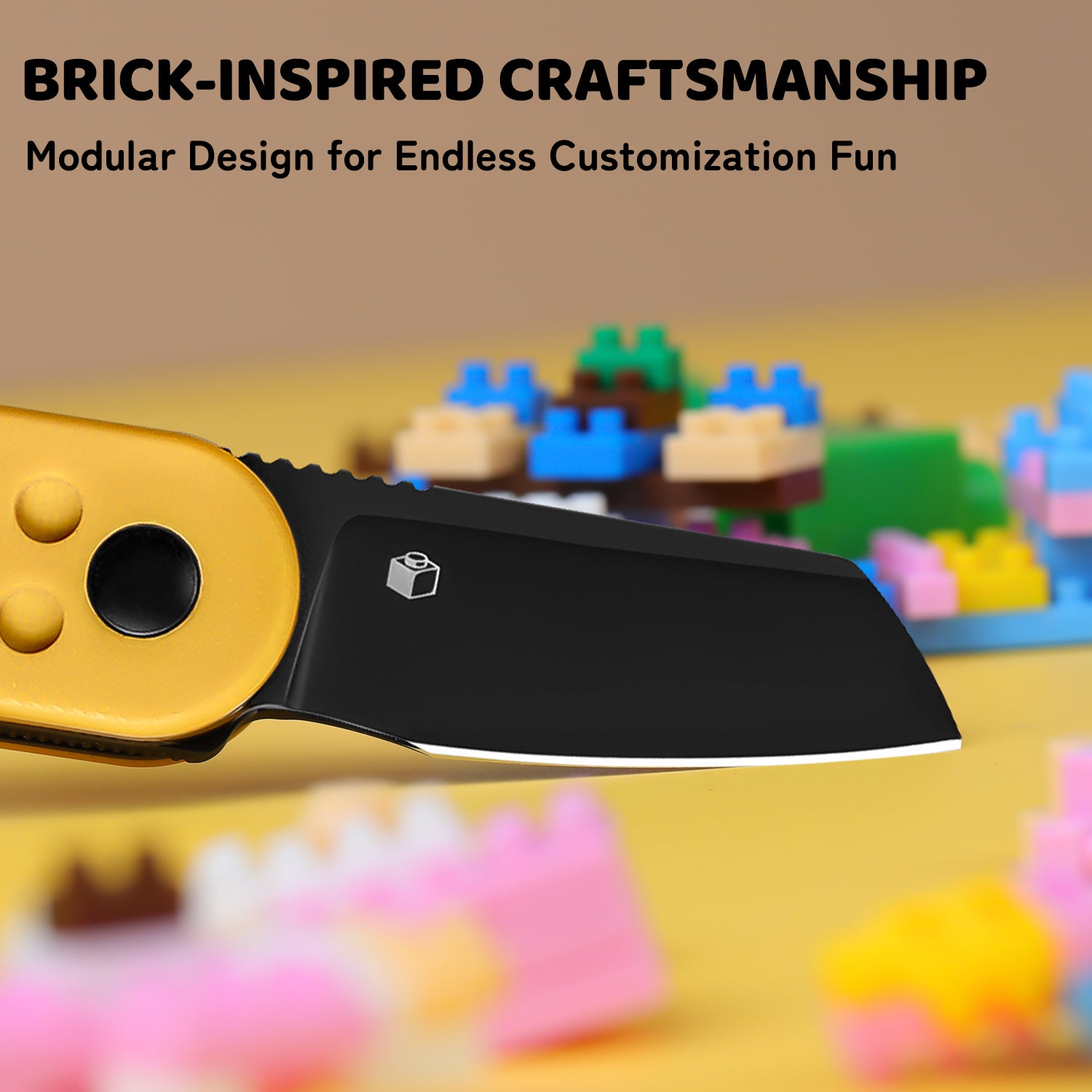Nostalgia Play Series | Mini Bay | 14C28N | Yellow Brick G10 handle |