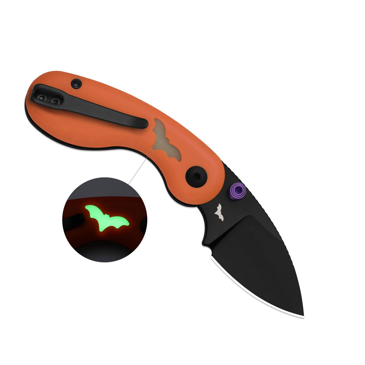 Halloween | Microbe™ | 14C28N | Classic G10 Handle with GID G10 Inlays | KizerV™ 2742HW1 | Halloween Special Edition