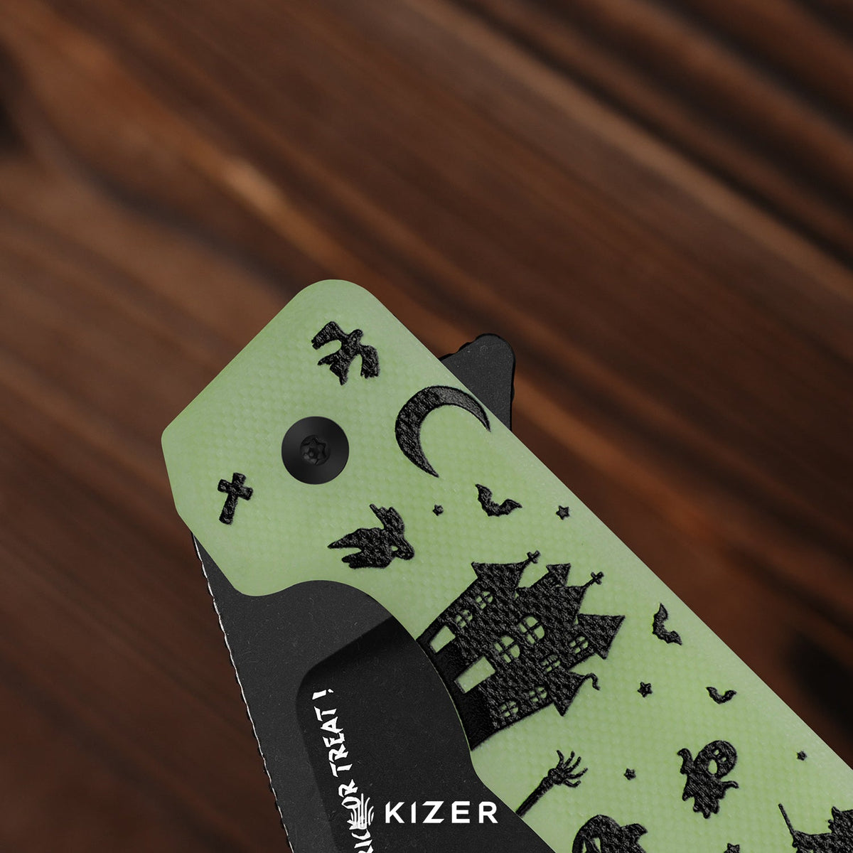 Halloween | Nice Guy | AEB-L | GID G10 Handle | KizerV™ 3011HW1 | Halloween Special Edition