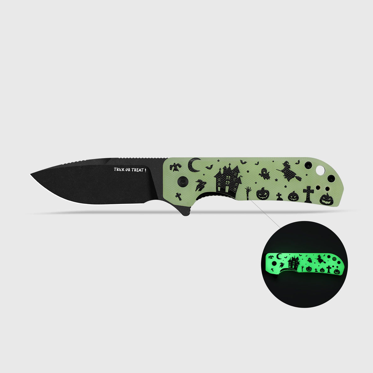 Halloween | Nice Guy | AEB-L | GID G10 Handle | KizerV™ 3011HW1 | Halloween Special Edition