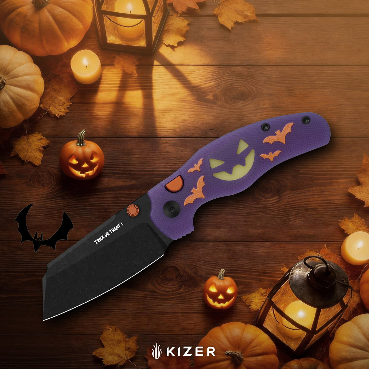 Halloween | C01C 275 | AEB-L | Dual-Color GID Handle | KizerV™ 3488.27HW1 | Halloween Special Edition