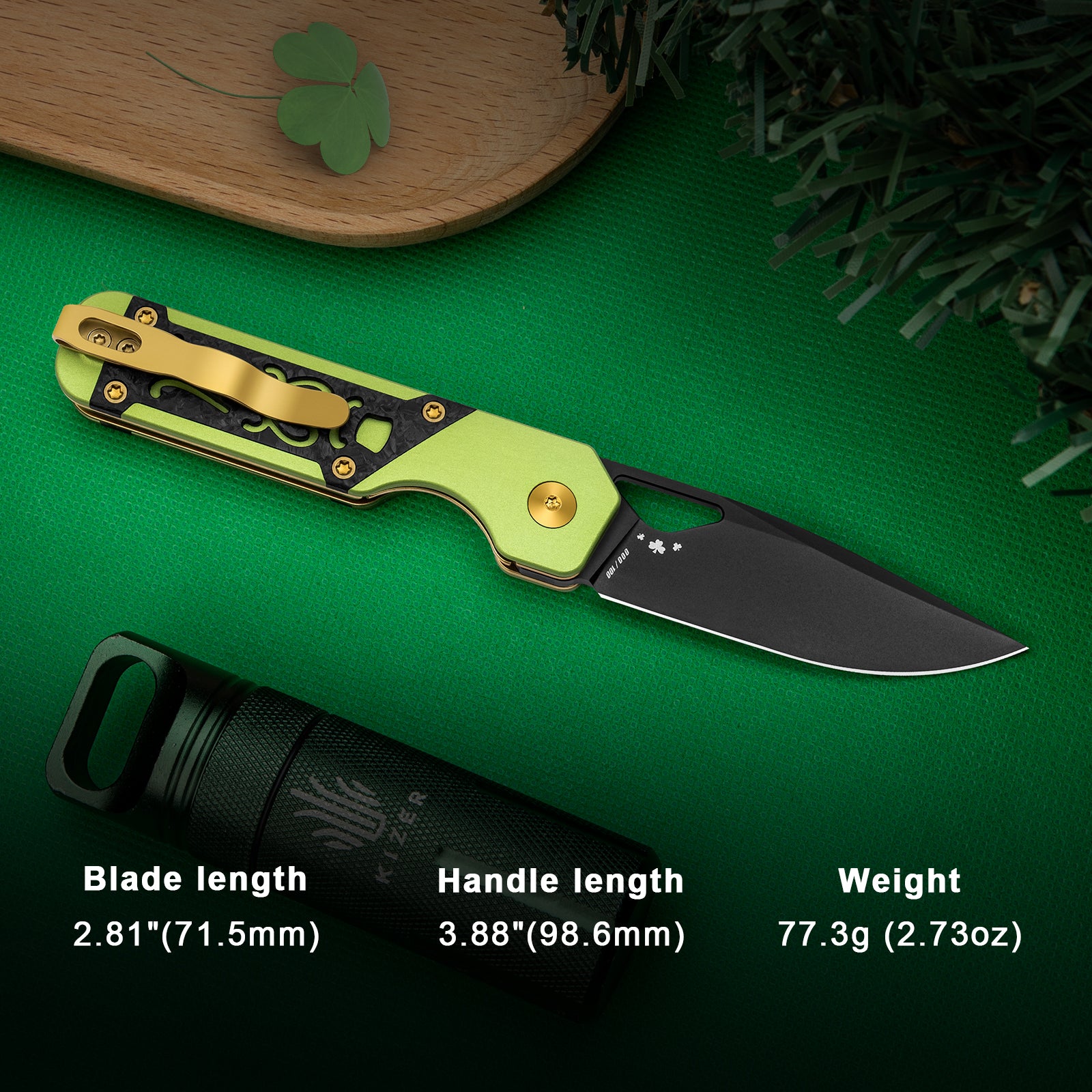 Clover Series | Mini Militaw | Nitro-V | Aluminum & Carbon Fiber | V3634SA7