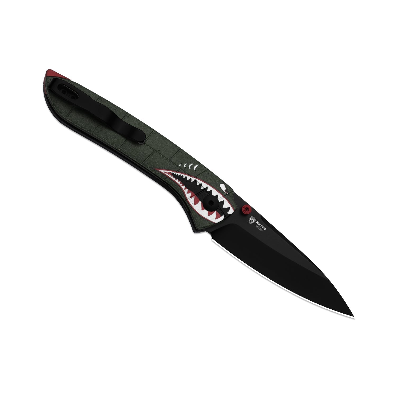 Spitfire Supermarine Edition | Matte PVD | 14C28N | Drop Point Blade | G10 | KizerV™ 3690A5 | Limited