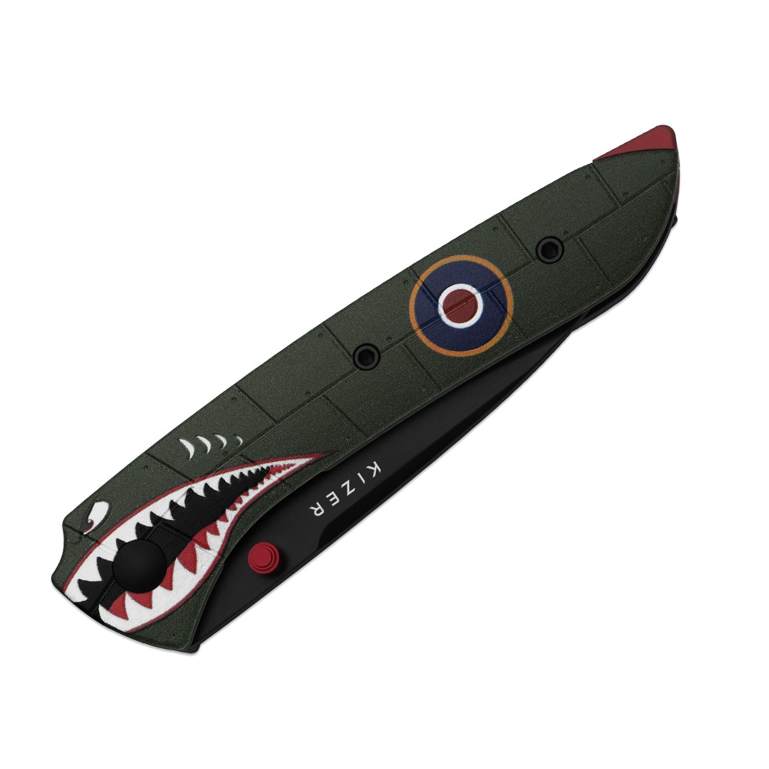 Spitfire Supermarine Edition | Matte PVD | 14C28N | Drop Point Blade | G10 | KizerV™ 3690A5 | Limited