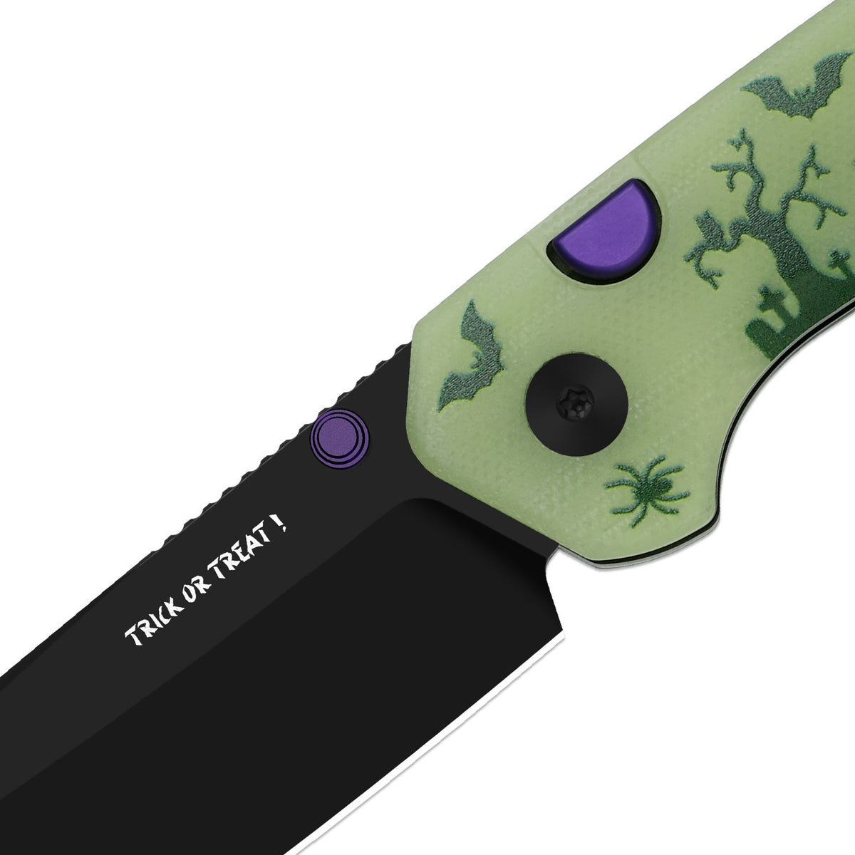 Halloween | Madrac | 14C28N | GID G10 Handle | KizerV™ 3693BSHW1 | Halloween Special Edition