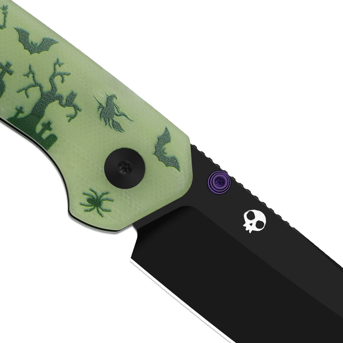 Halloween | Madrac | 14C28N | GID G10 Handle | KizerV™ 3693BSHW1 | Halloween Special Edition