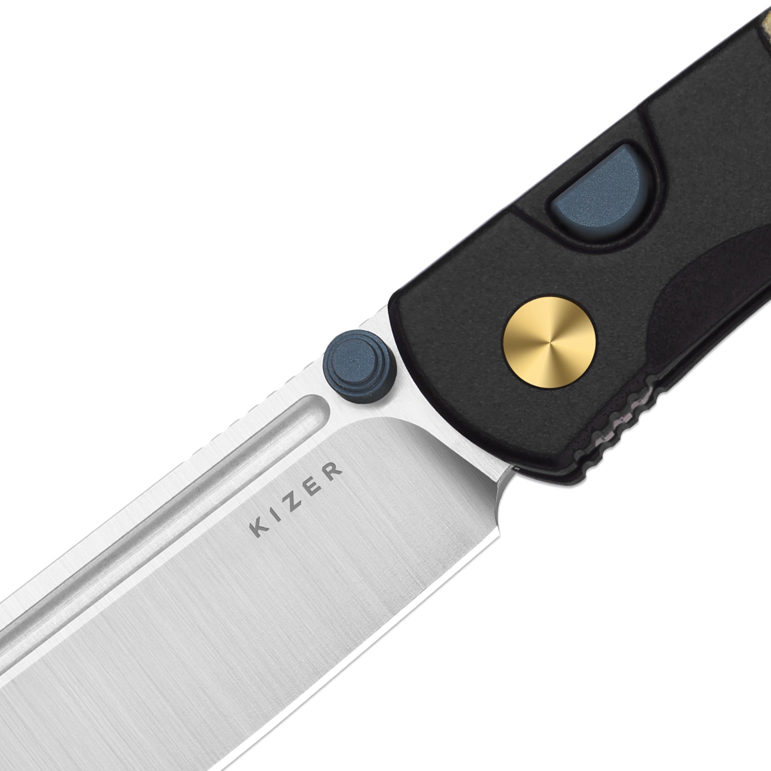 Renissance | Kizer Button Liner Lock™ | G10 | N690 + Satin | KizerV™ 3698A5
