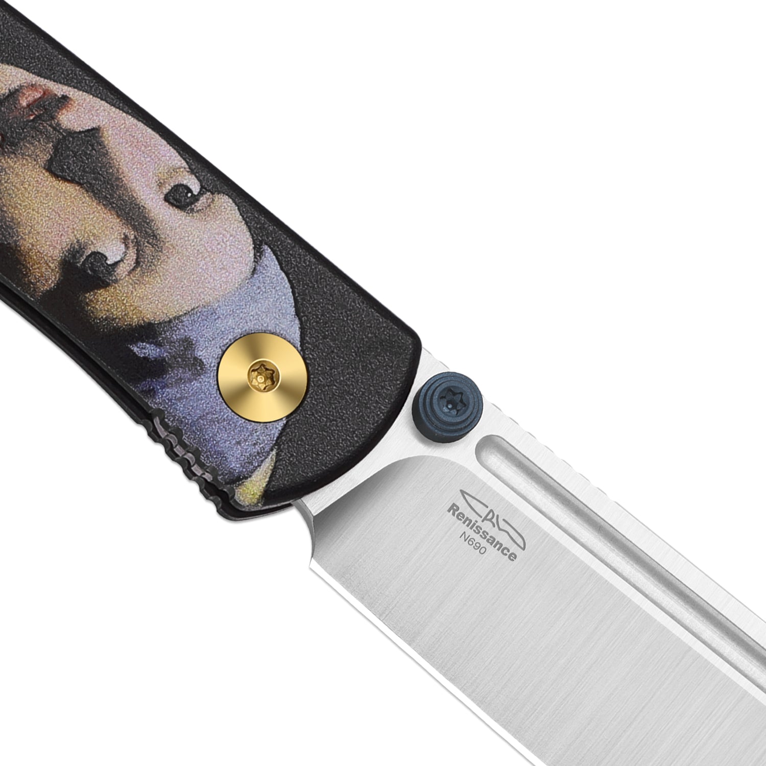 Renissance | Kizer Button Liner Lock™ | G10 | N690 + Satin | KizerV™ 3698A5