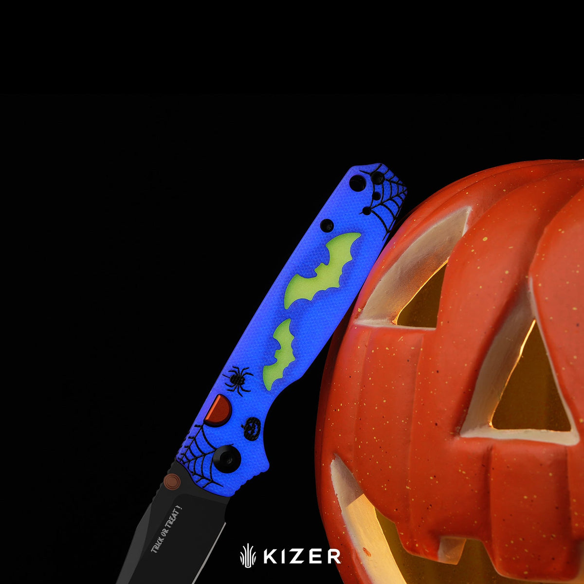 Halloween | Pokiman BC | AEB-L | Dual-Color GID Handle | KizerV™ 3789HW1 | Halloween Special Edition