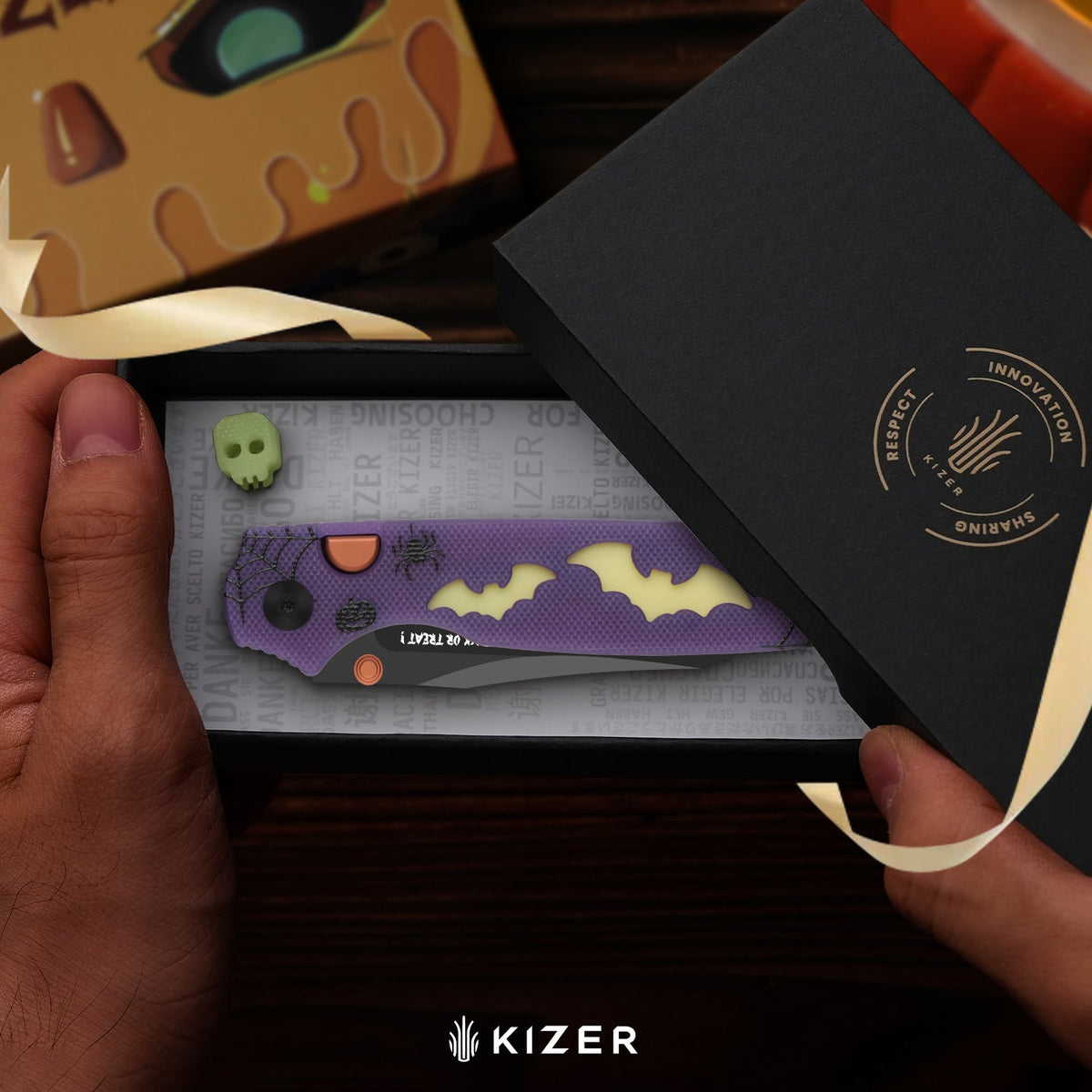 Halloween | Pokiman BC | AEB-L | Dual-Color GID Handle | KizerV™ 3789HW1 | Halloween Special Edition