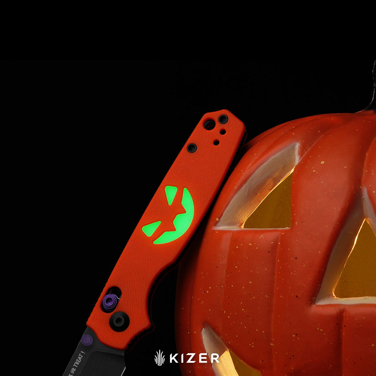 Halloween | Pokiman CD | AEB-L | G10 Handle with GID Inlays | KizerV™ 3789HW2 | Halloween Special Edition